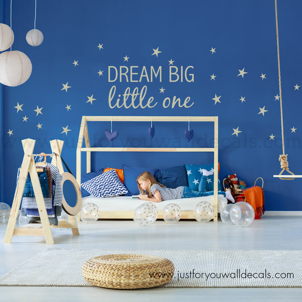 Dream big little one best sale wall decor