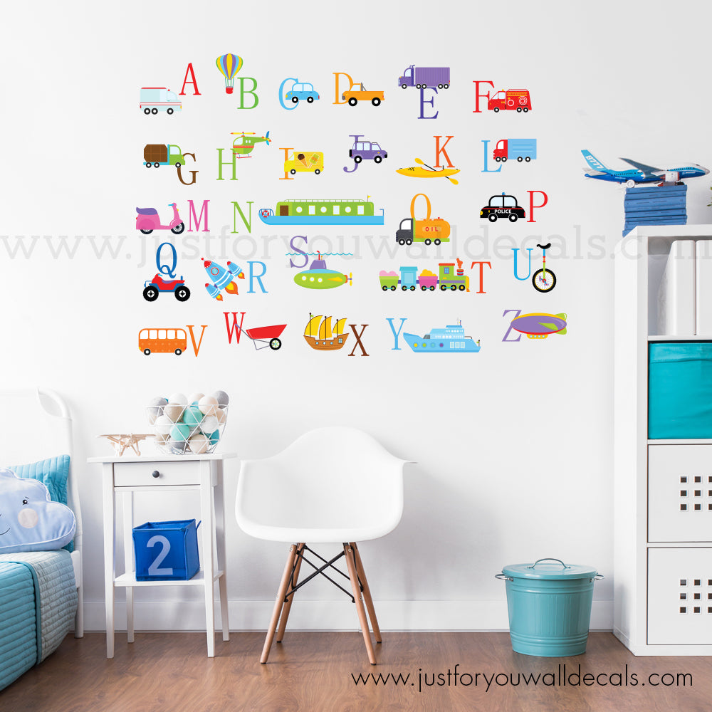 ISHANTECH Alphabet Wall Decals - Colorful ABC Wall Stickers for  Kindergarten, Classroom & Baby Nursery